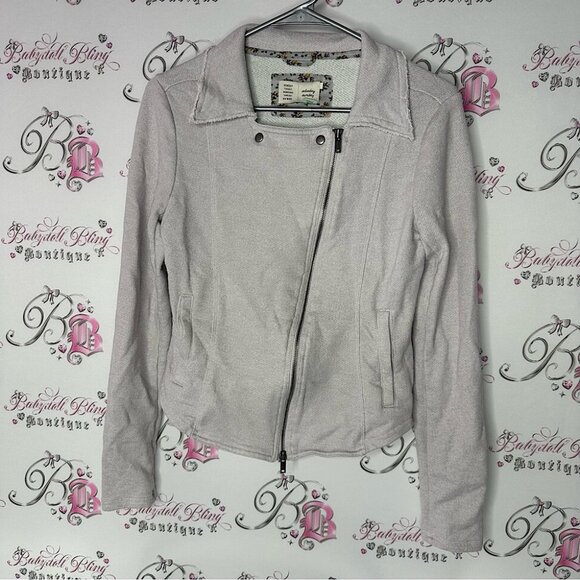 saturday sunday Jackets & Blazers - Saturday Sunday Light Gray Jacket comfy sweater zip up grey blazer style coat